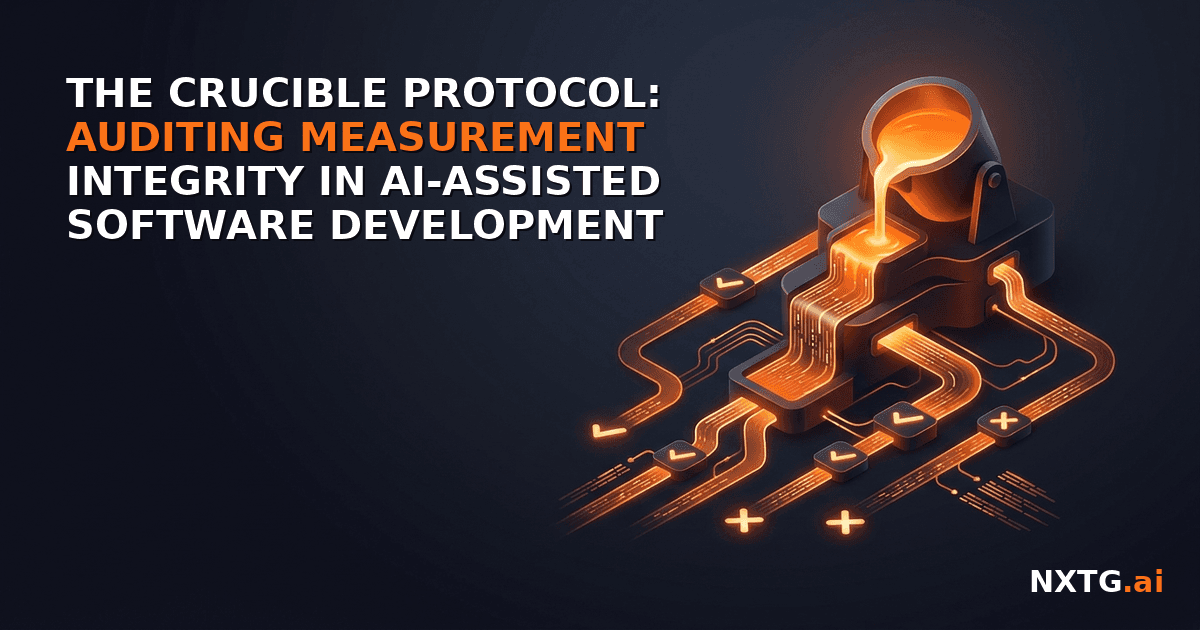 The CRUCIBLE Protocol: Auditing Measurement Integrity in AI-Assisted Software Development