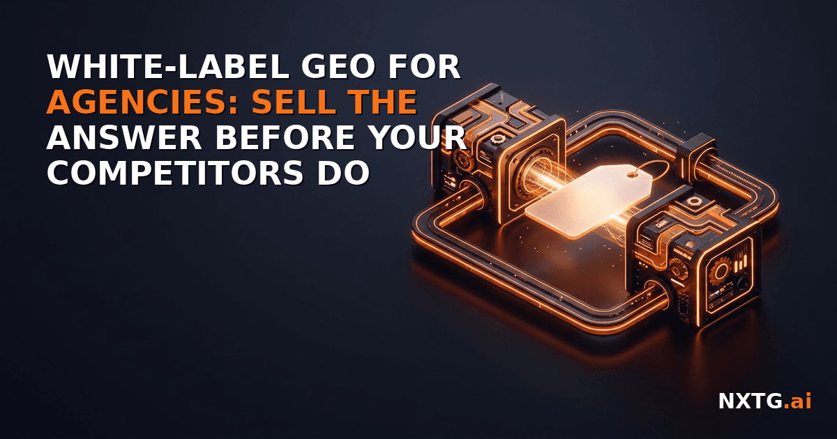 A glowing orange control-plane cube representing a white-label package.